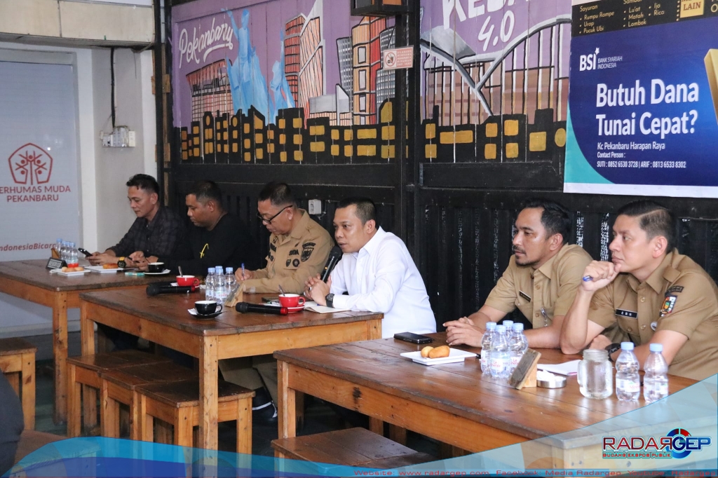 Diskusi Dengan Wartawan, Pj Wali Kota Pekanbaru Paparkan Sejumlah Program Pemko